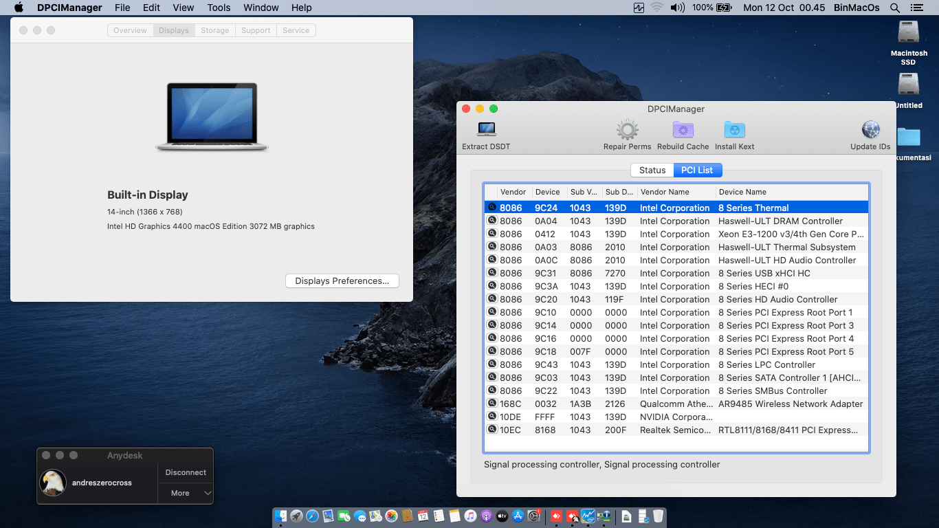 Asus A451LB WX077D [Haswell   Intel HD 4400]   OpenCore 2